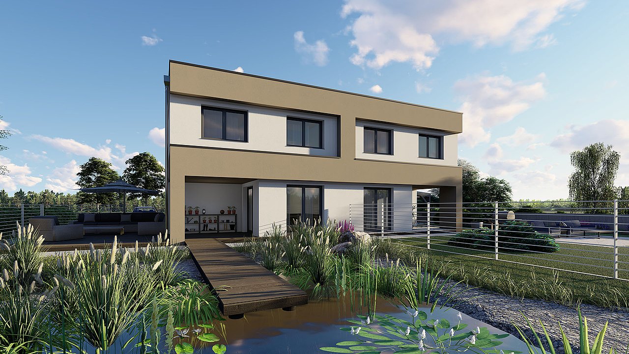 AUSTROHAUS Ihr Ziegelmassivhaus - Doppelhaus 11